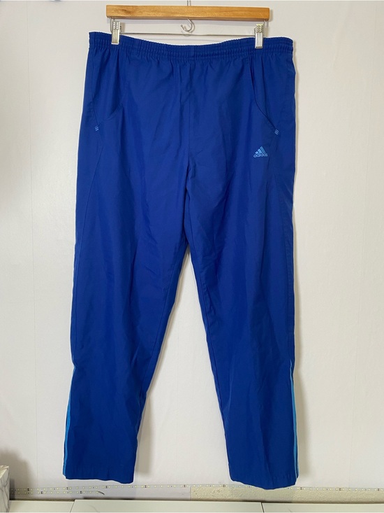 adidas Other - Adidas Vintage Y2K Wind Pants Blue Mesh Lined Track Bottoms Mens Size M